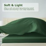 Super Soft Microfiber Sheet Set, 1800 Count Yarn, Luxurious Egyptian Cotton Sheets, Fits 18-24 Inch Deep Pocket Mattresses, Wrinkle-Resistant - 6-Piece Set (Dark Grey, Queen Size)